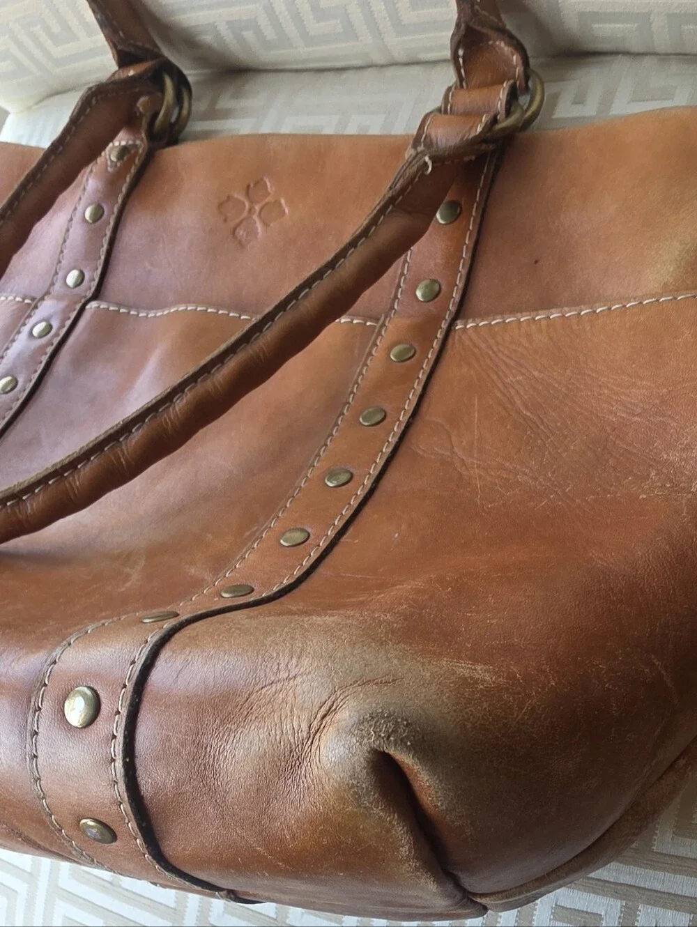 Patricia Nash Carducci Leather Pocket Tote